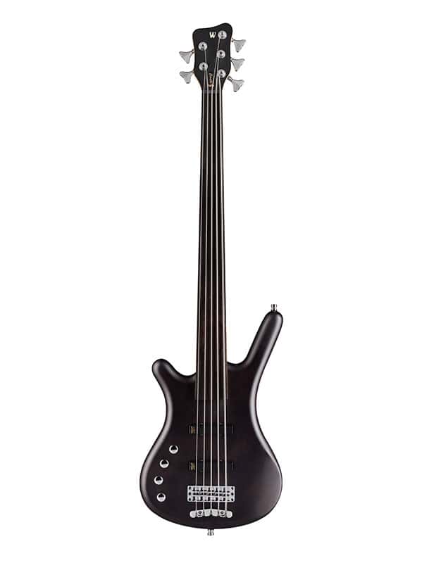 WARWICK BASS ROCKBASS CORVETTE BASIC 5 FRETLESS, LH - NIRVANA BLACK SATIN