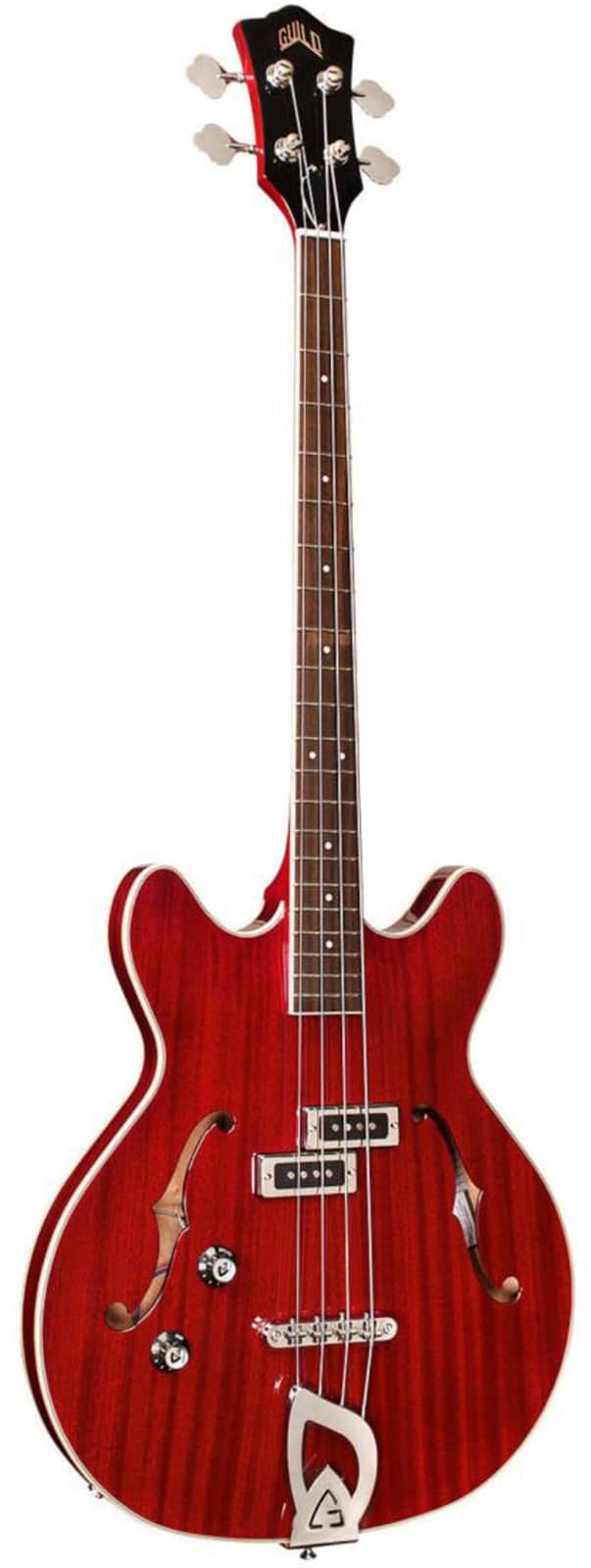 GUILD STARFIRE BASS I LH CHERRY RED