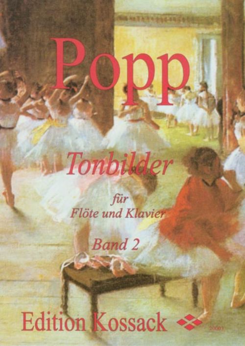 EDITION KOSSACK POPP W. - TONBILDER VOL. 2 - FLUTE ET PIANO