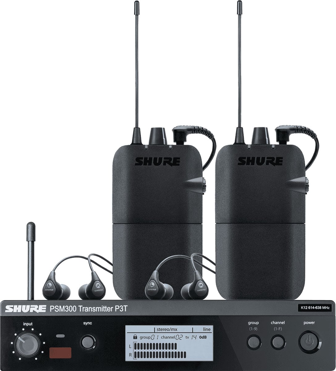 SHURE P3TER112TW-K3E-TWINPACK PSM300 BAND K3E