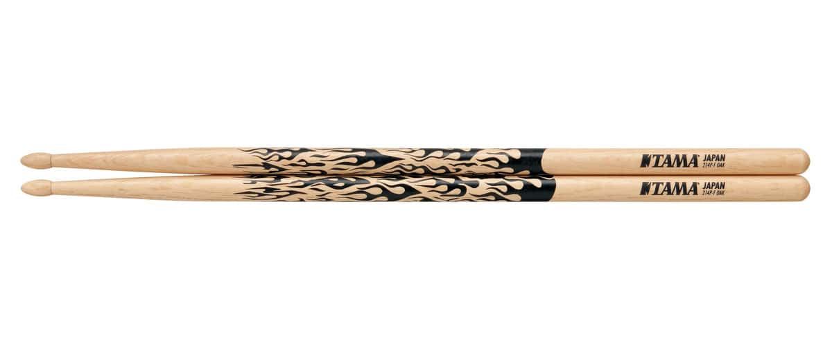 TAMA 5A-F - RYTHMIC FIRE - DRUMSTICK JAPANESE OAK - 14MM - SMALL TIP 