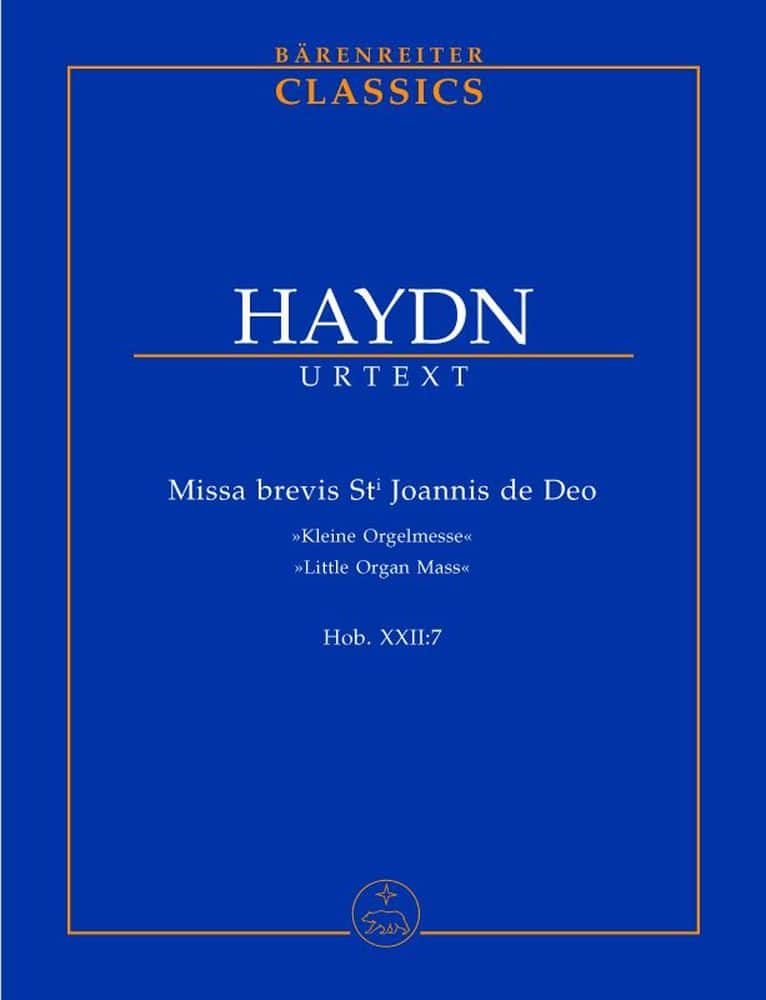 BARENREITER HAYDN JOSEPH - MISSA BREVIS STI.JOANNIS DE DEO HOB.XXII:7 - STUDIENPARTITUR