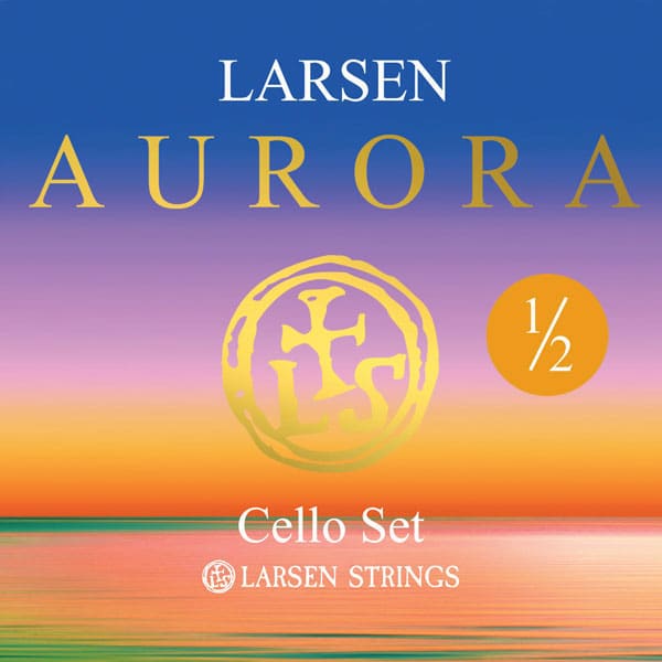 LARSEN STRINGS CELLO-SAITEN LARSEN AURORA SATZ 1/2 MEDIUM