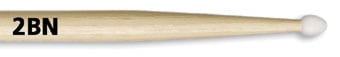 VIC FIRTH AMERICAN CLASSIC HICKORY NYLON KOPF 2BN STCKE