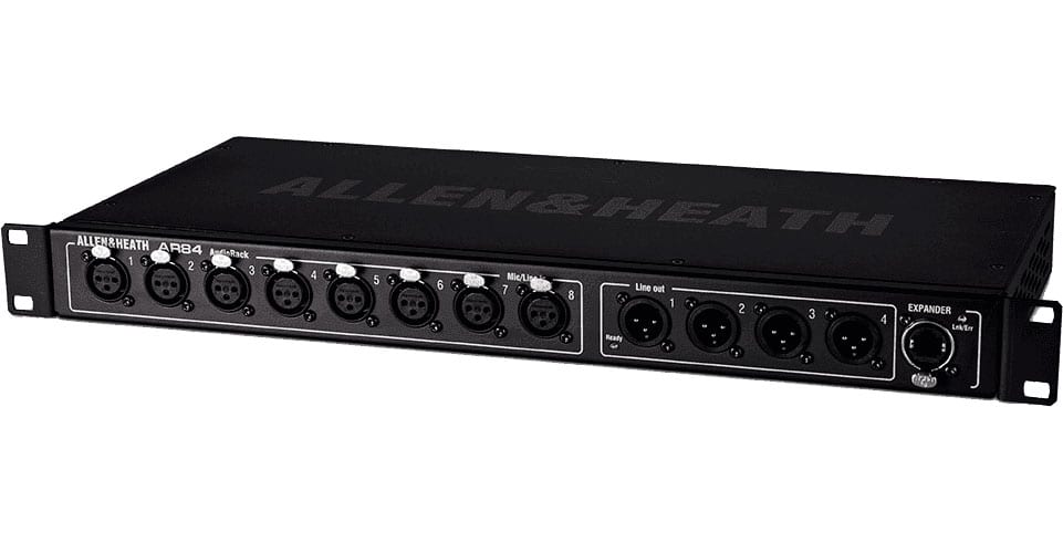 ALLEN & HEATH AR 84 - SCENE RACK 8 IN MIC/LINE, 4 OUT XLR