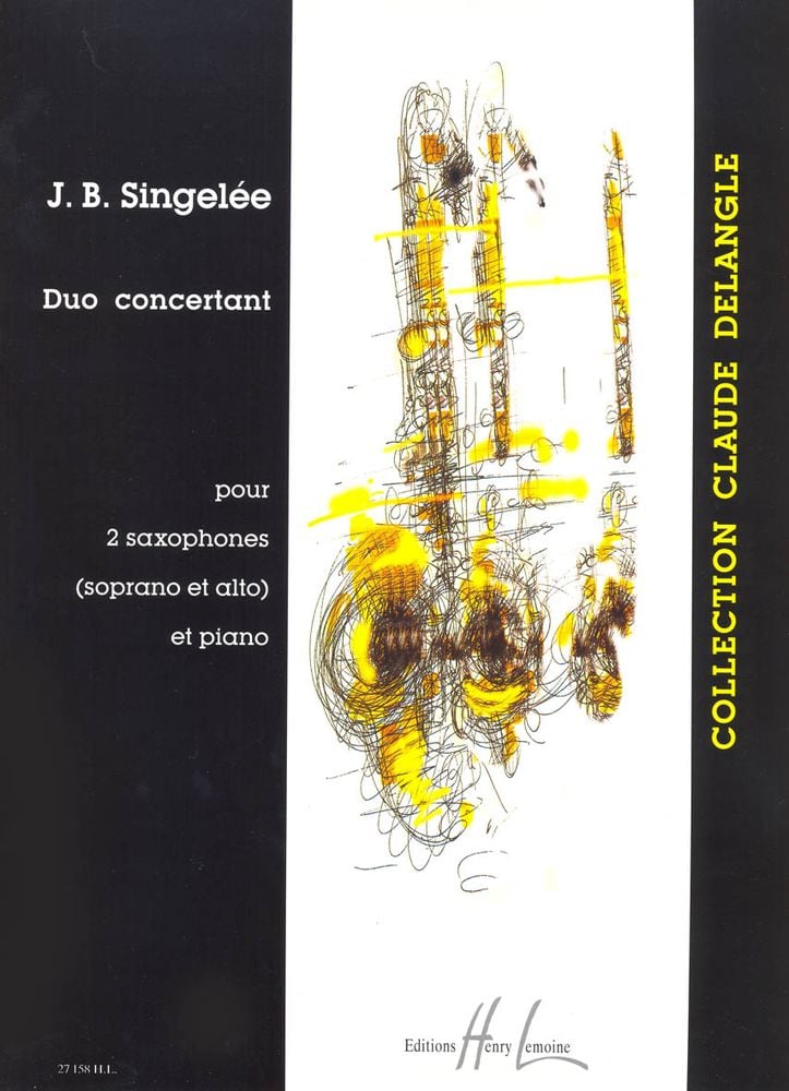 LEMOINE SINGELEE JEAN-BAPTISTE - DUO CONCERTANT OP.55 - 2 SAXOPHONES, PIANO