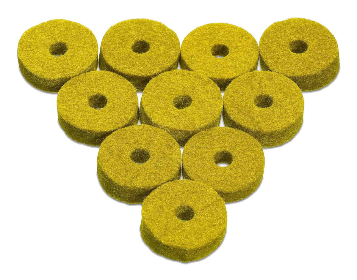 AHEAD AWFYL PACK CYMBAL YELLOW FELTS X10