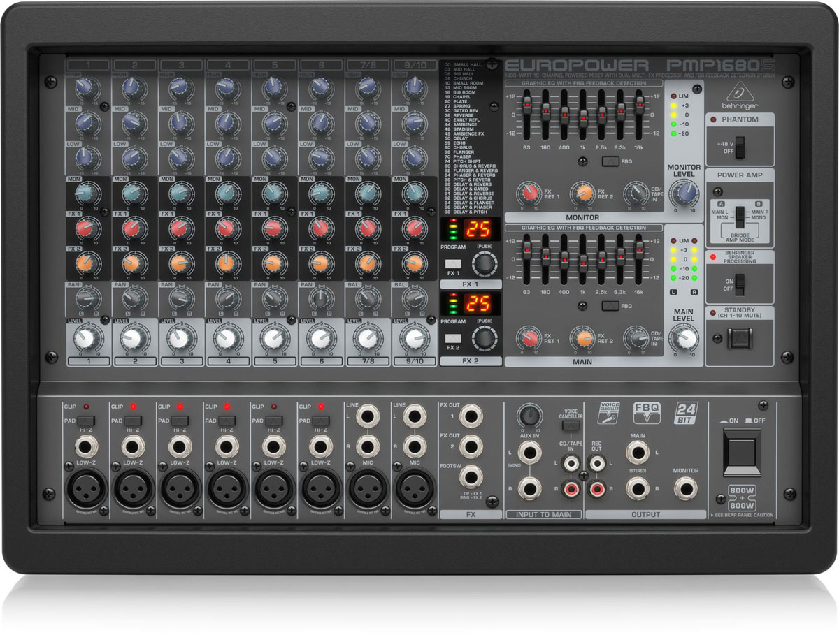 BEHRINGER EUROPOWER PMP1680S 