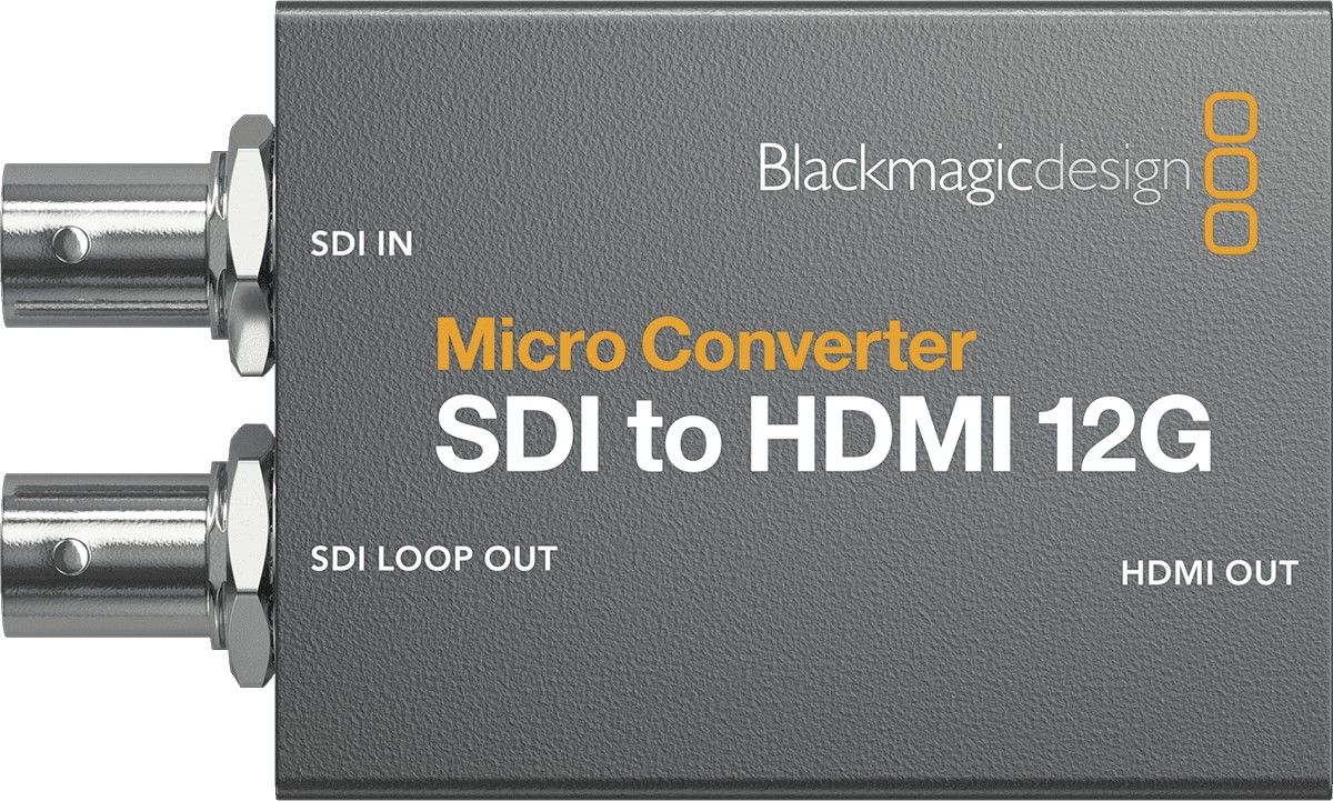 BLACKMAGIC DESIGN MICRO CONVERTER SDI TO HDMI 12G PSU