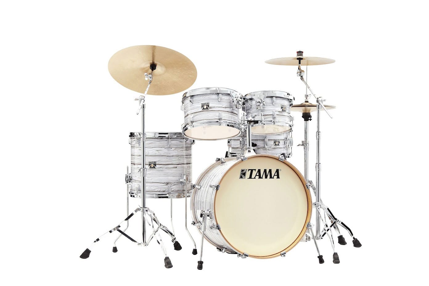 TAMA SUPERSTAR CLASSIC FUSION 20 DRUM KIT ICE ASH WRAP