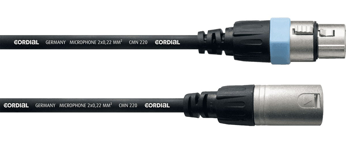 CORDIAL MICROPHONE CABLE XLR 1 M