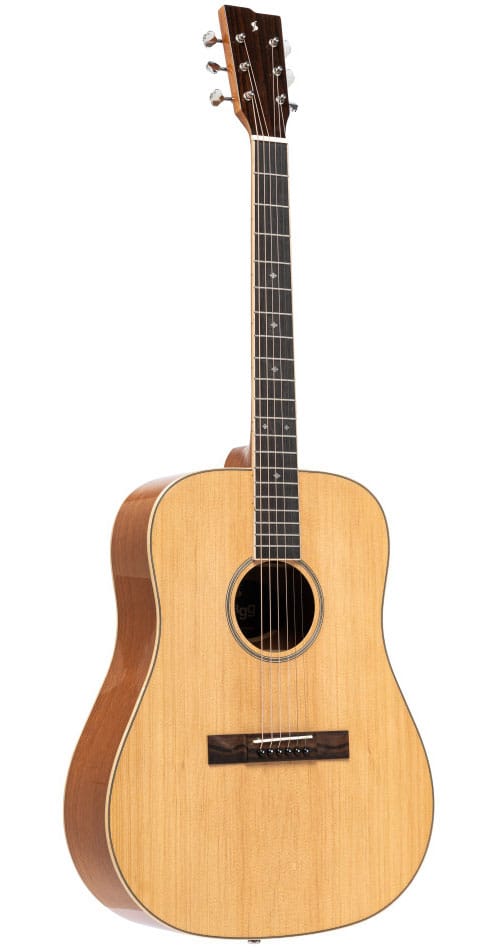 STAGG DREADNOUGHT ACOUSTIC GUITAR WITH SPRUCE TOP, SERIES 45