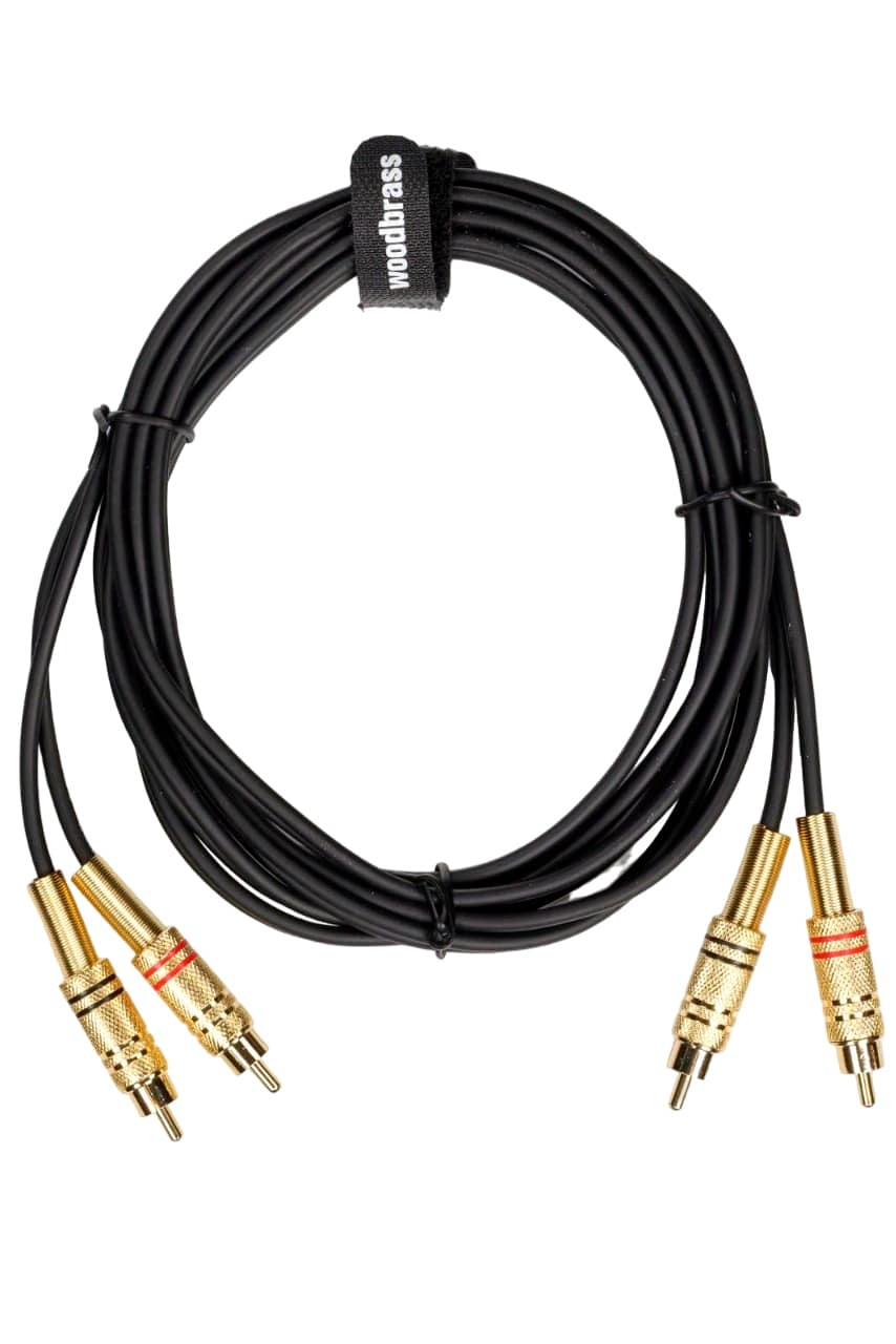 WOODBRASS AC36 - 2 RCA / 2 RCA - 10FT