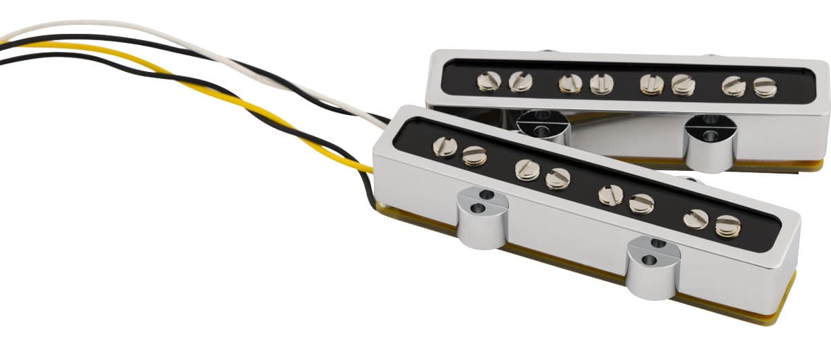 FENDER COBALT CHROME JAZZ BASS PICKUP SET