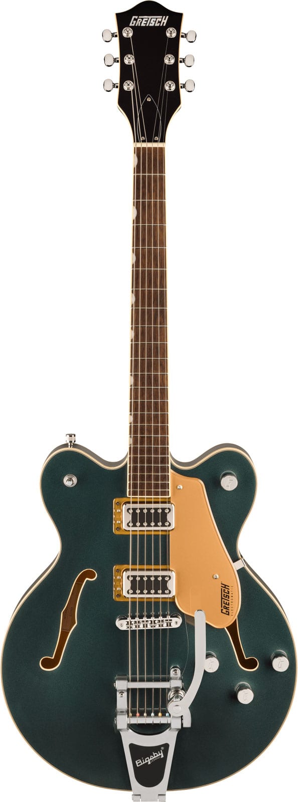 GRETSCH GUITARS G5622T ELECTROMATIC CENTER BLOCK DOUBLE-CUT WITH BIGSBY, LRL, CADILLAC GREEN