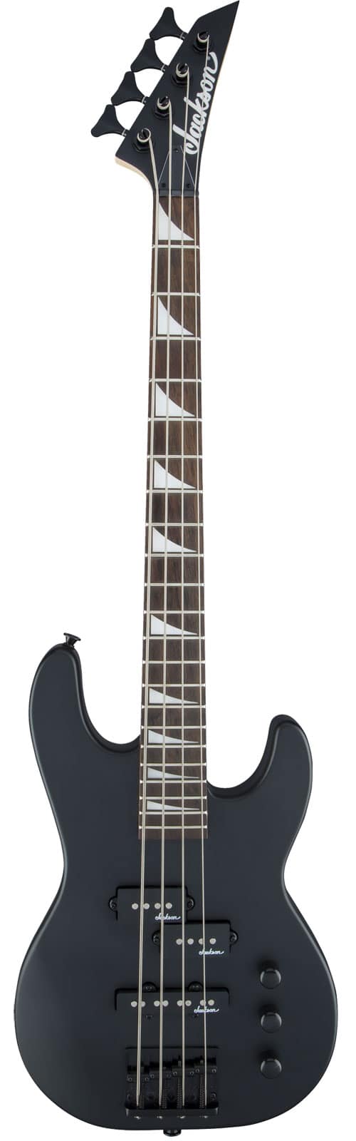 JACKSON GUITARS JS CONCERT BASS MINION JS1X, AMARANTH FINGERBOARD, SATIN BLACK