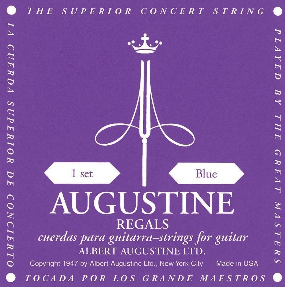 AUGUSTINE CLASSICAL GUITAR STRINGS BLACK LIGHT SET