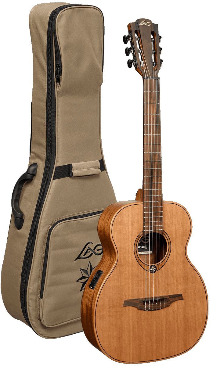 LAG ESCAPADE NYLON RED CEDAR ACOUSTIC ELECTRIC