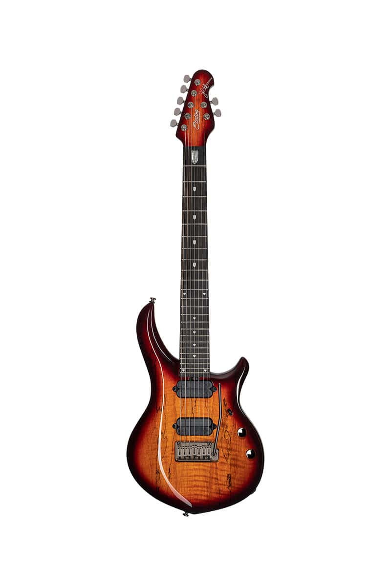 STERLING GUITARS JOHN PETRUCCI MAJESTY 7 STRINGS BLOOD ORANGE BURST