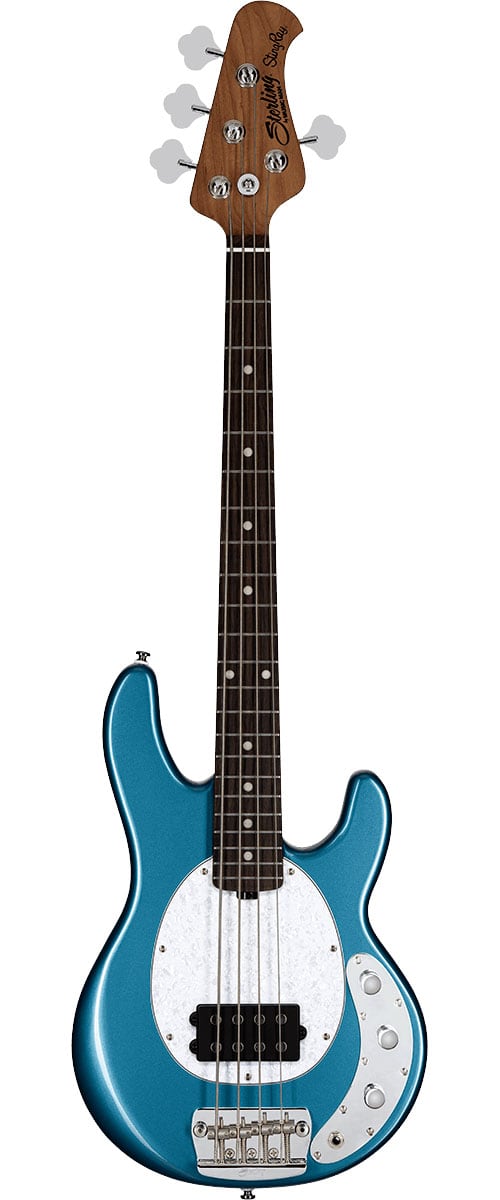 STERLING GUITARS STINGRAY RAYSS4 SHORTSCALE TOLUCA LAKE BLUE