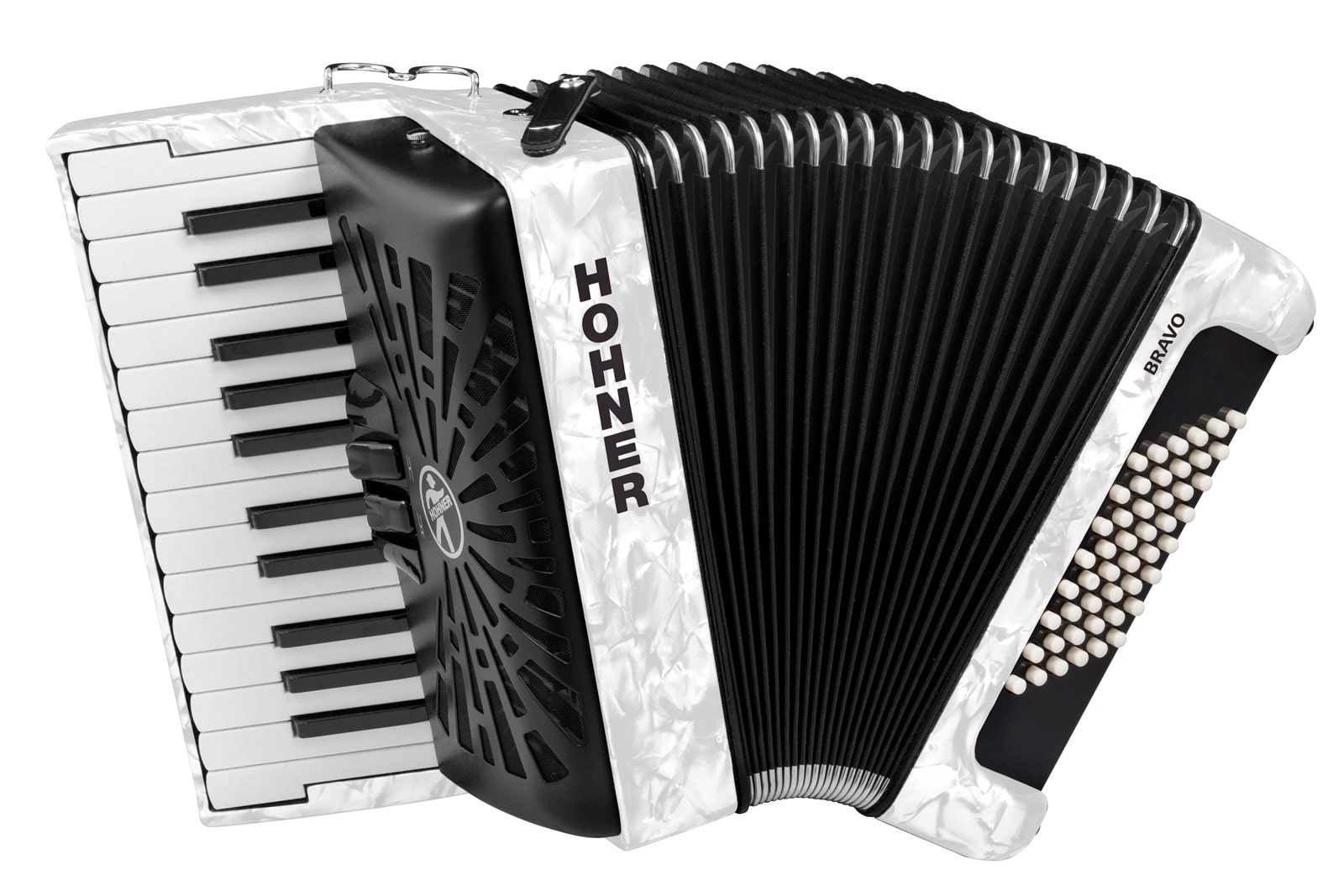 HOHNER BRAVO II 48 WHITE