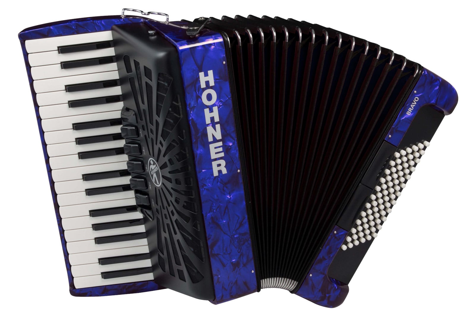 HOHNER BRAVO III 72 BLUE