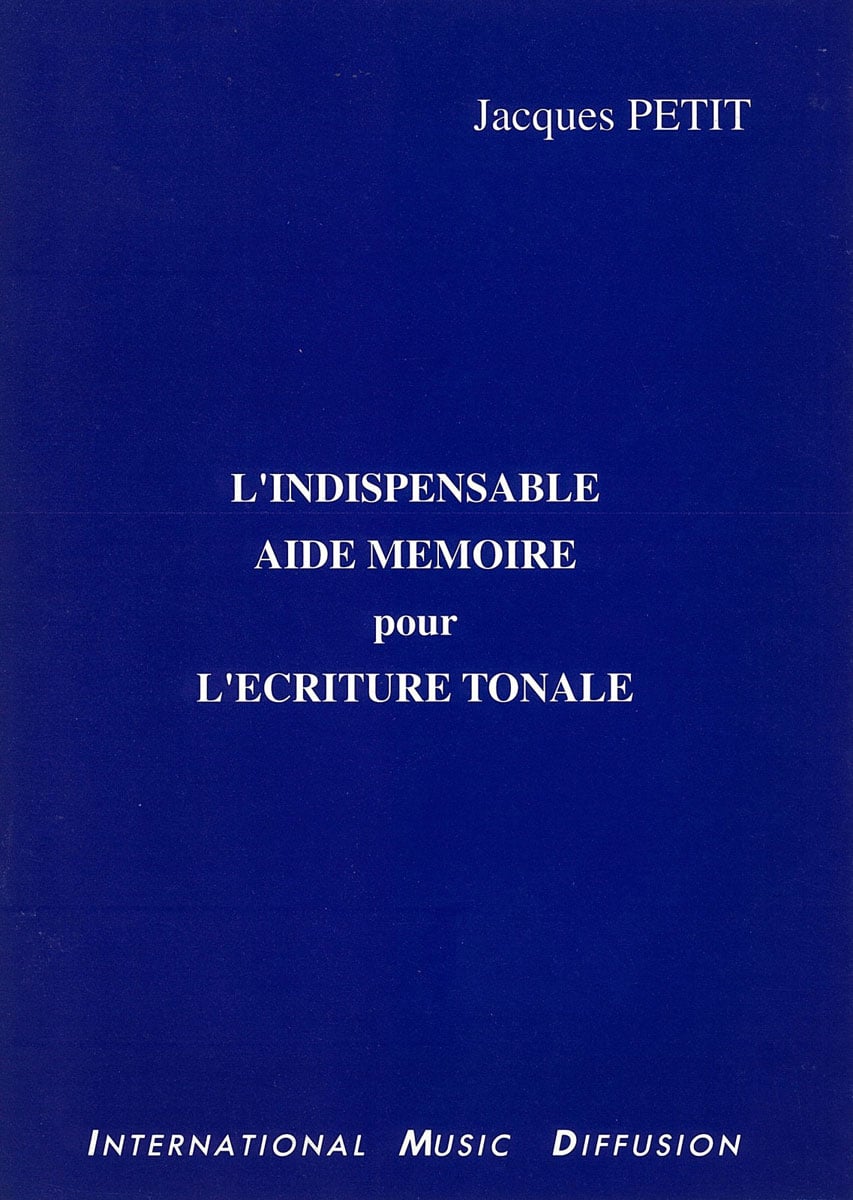 IMD ARPEGES PETIT - L'INDISPENSABLE AIDE MÉMOIRE - TRAITÉ D'HARMONIE