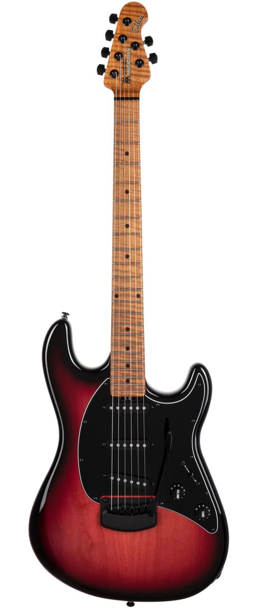 MUSIC MAN CUTLASS SSS RASPBERRY BURST BLACK PG