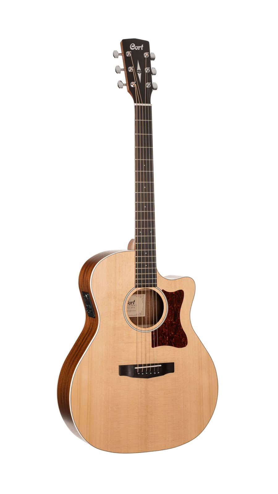 CORT GUITARE GA1E NATUREL PORES OUVERTS