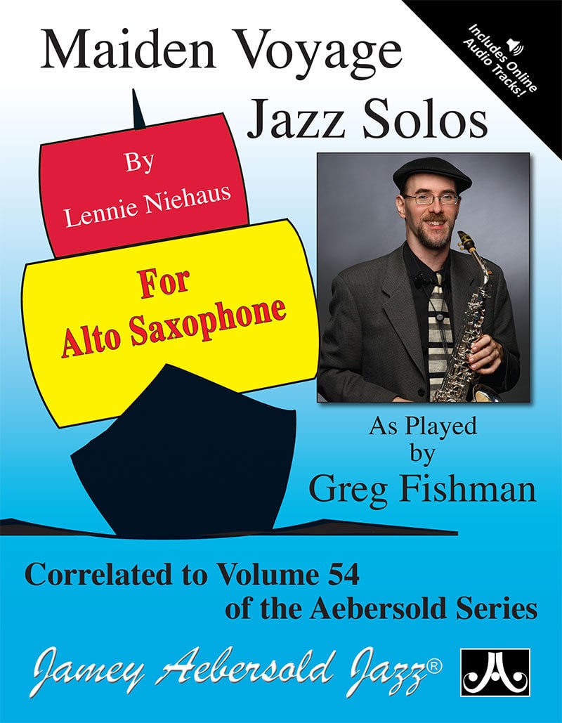 AEBERSOLD MAIDEN VOYAGE JAZZ SOLOS FOR ALTO SAX + DOWNLOADABLE CONTENT 