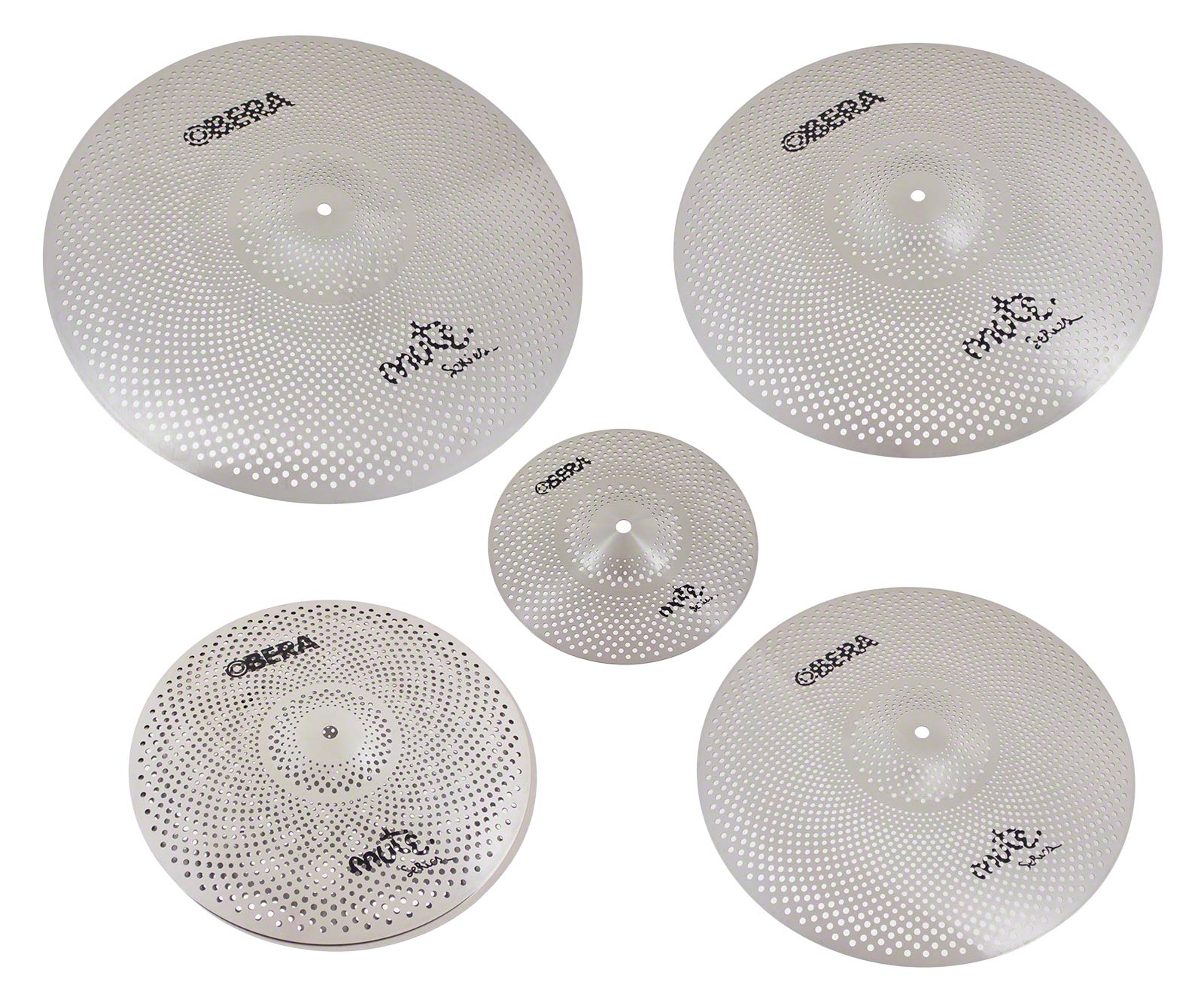 OBERA CYMBALS MUTE 5X SILENT CYMBALS SET - 14