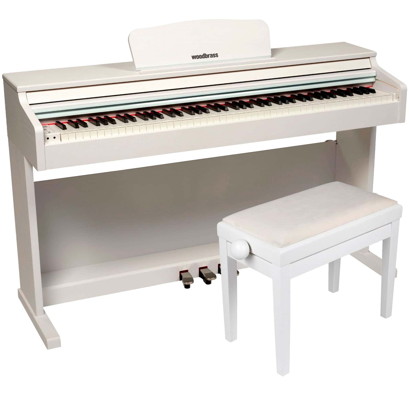 WOODBRASS DP2 WHITE + FREE BENCH SEAT