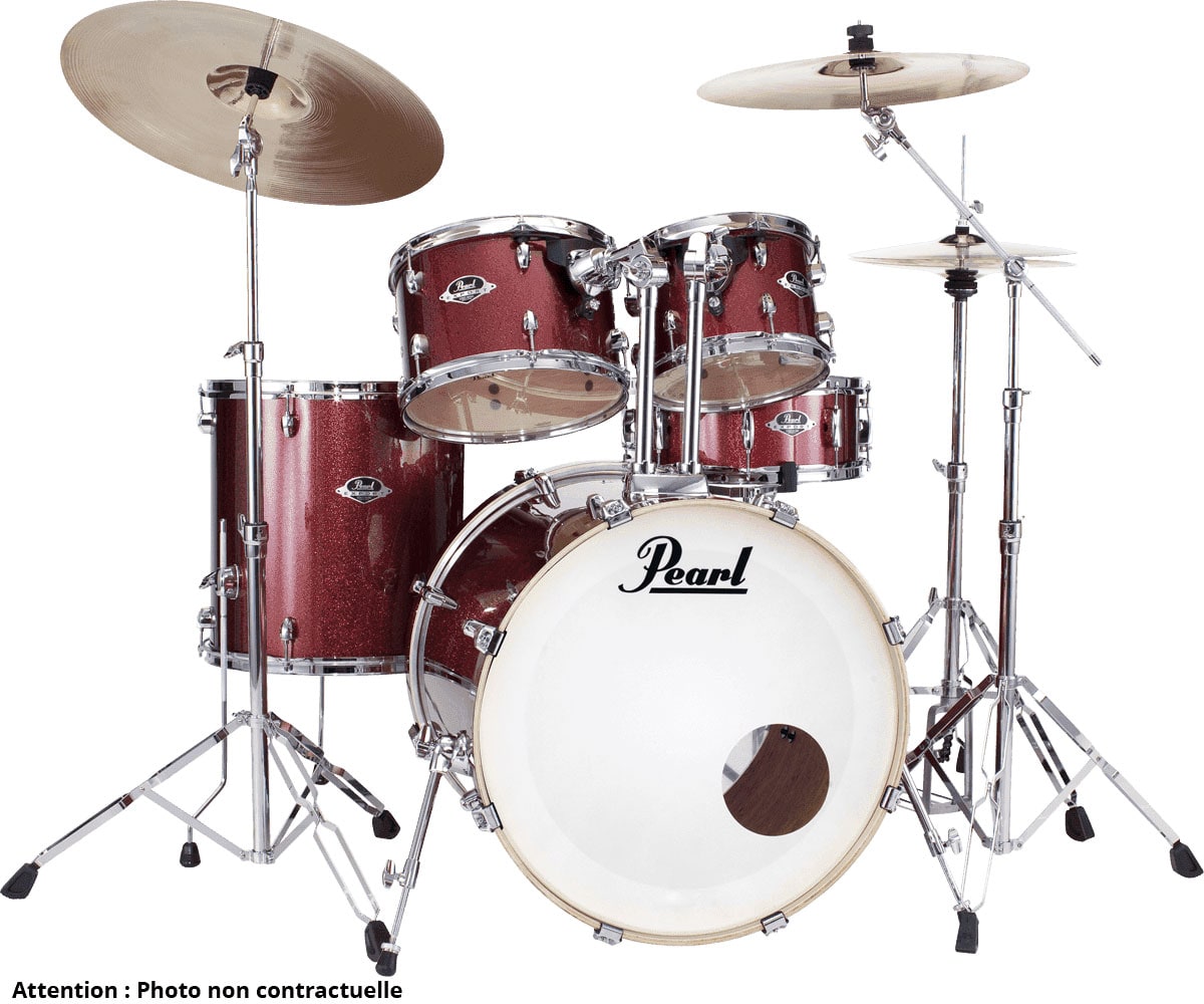 PEARL DRUMS EXPORT STANDARD 22 BLACK CHERRY GLITTER