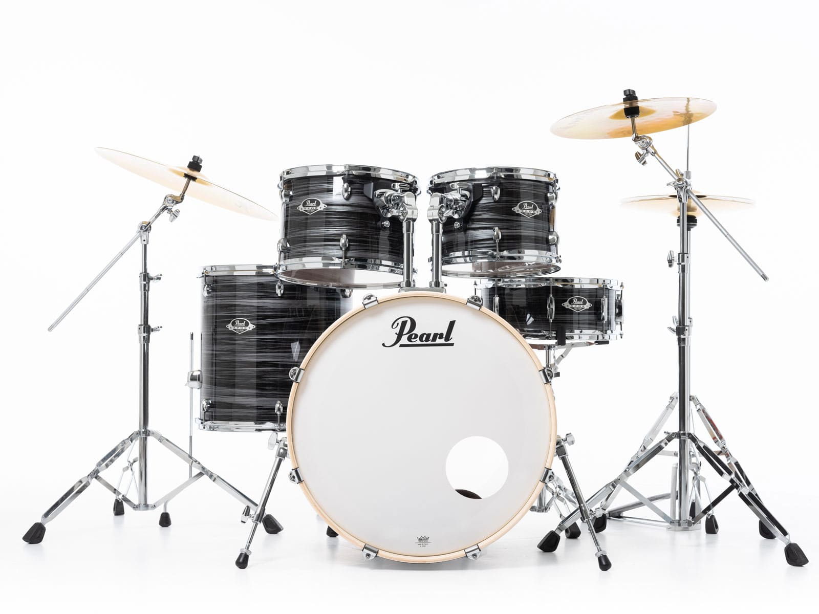 PEARL DRUMS EXPORT STANDARD 22 GRAPHITE SILVER TWIST