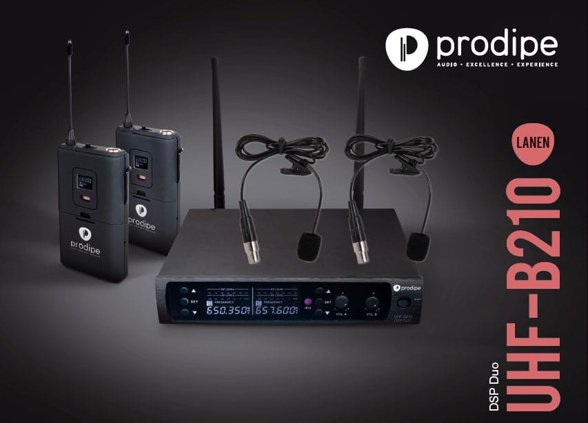 PRODIPE UHF B210 DSP LAVALIER DUO 