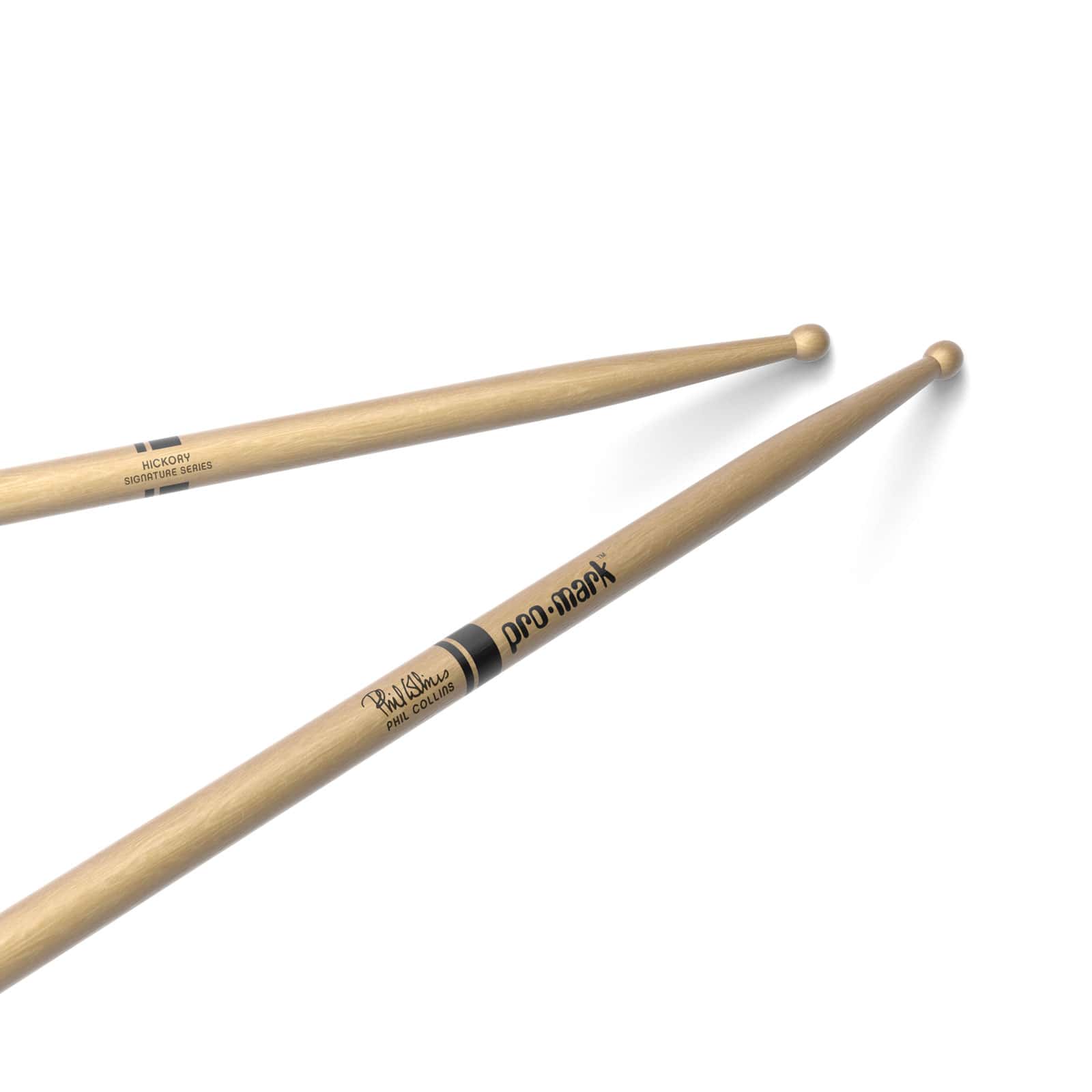 PRO MARK PHIL COLLINS HICKORY DRUMSTICK WOOD TIP