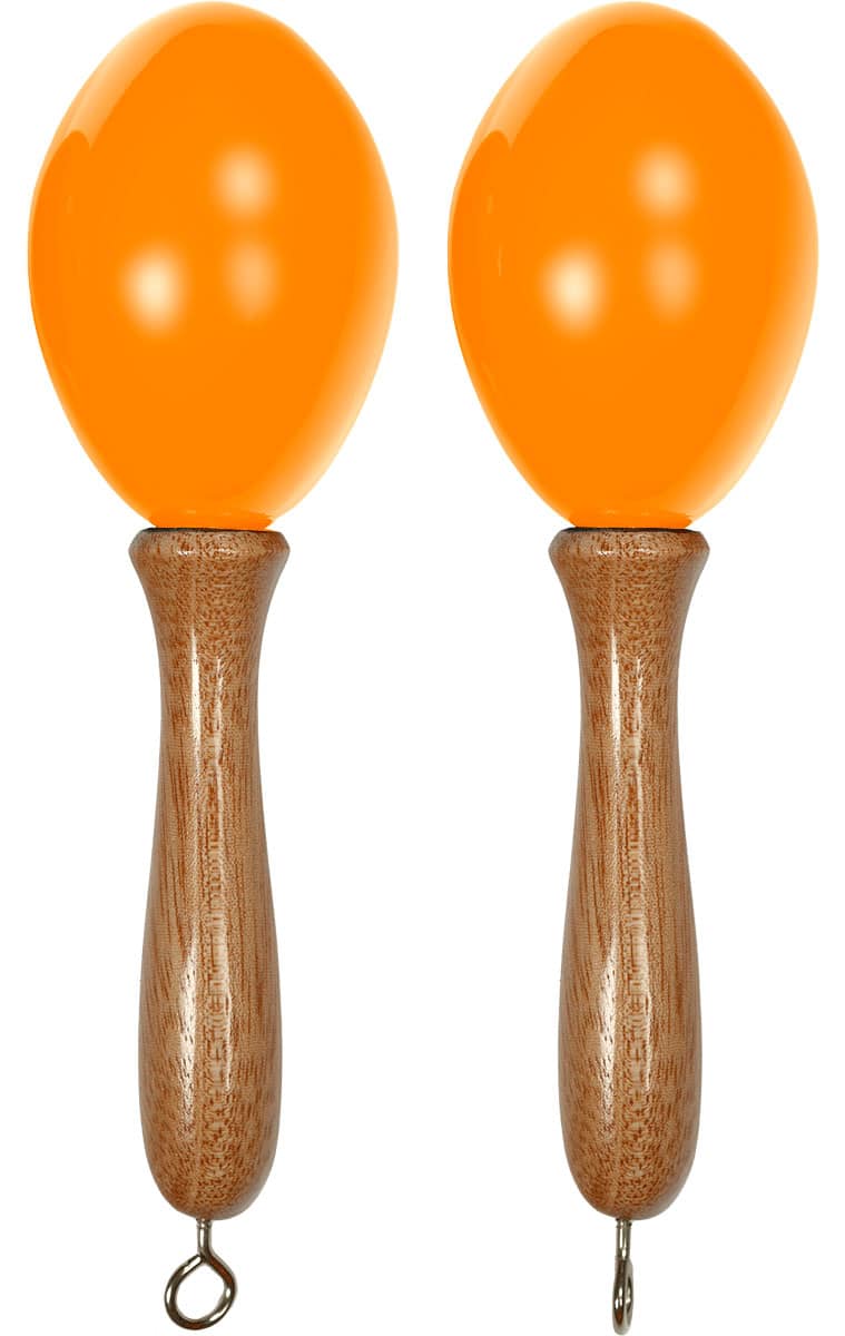 TANGA PAIR OF SMALL YELLOW MARACAS