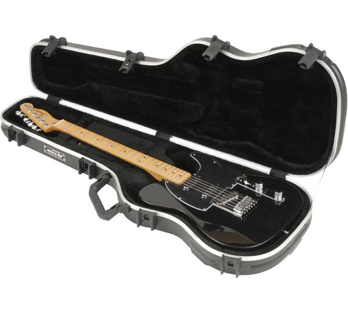 SKB MUSIC ELECTRIC GUITAR CASES SHAPED STANDARD ELECTRIC GUITAR CASE BLACK