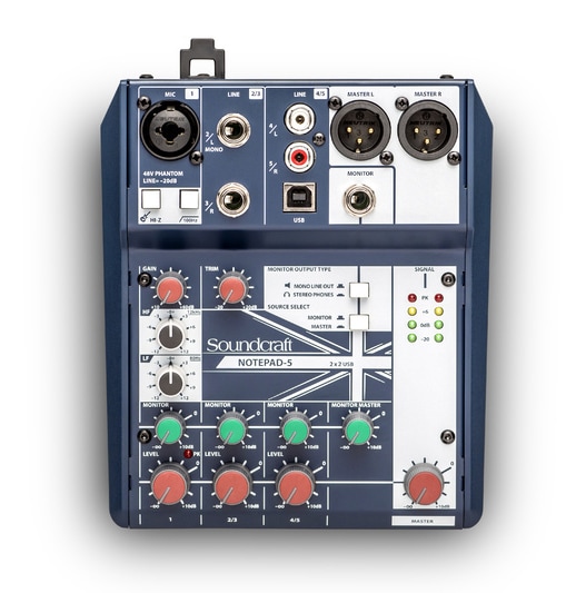 SOUNDCRAFT NOTEPAD-5