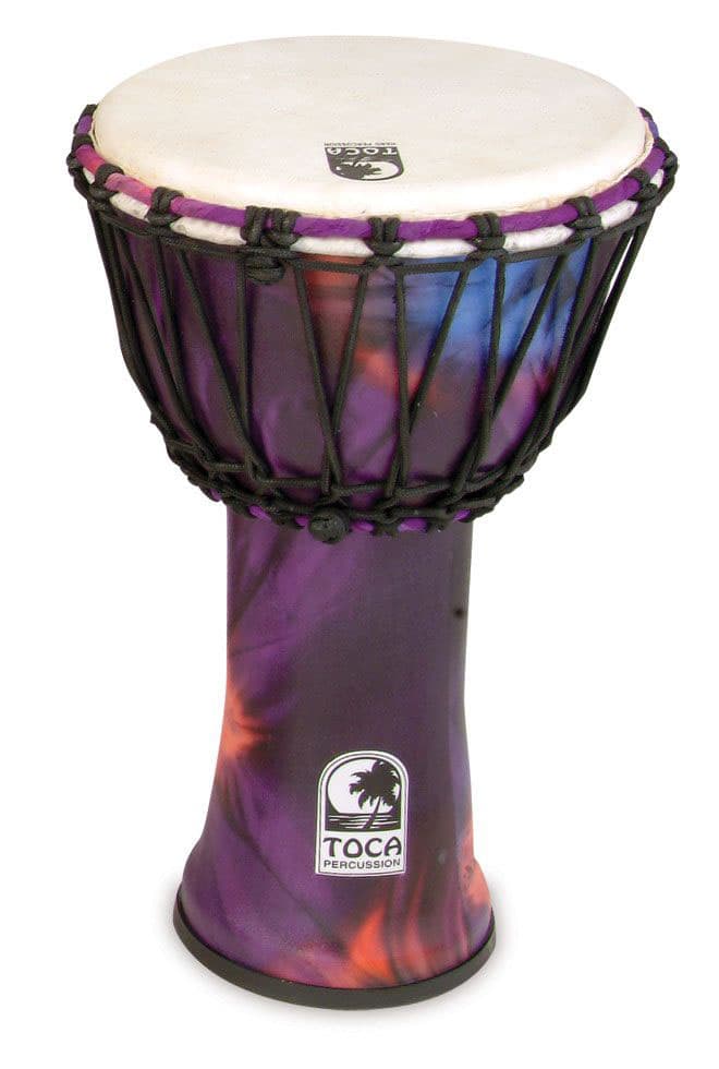 TOCA FREESTYLE ROPE TUNED 9 DJEMBE DJEMBE FREESTYLE 9'' PURPLE SFDJ-9WP