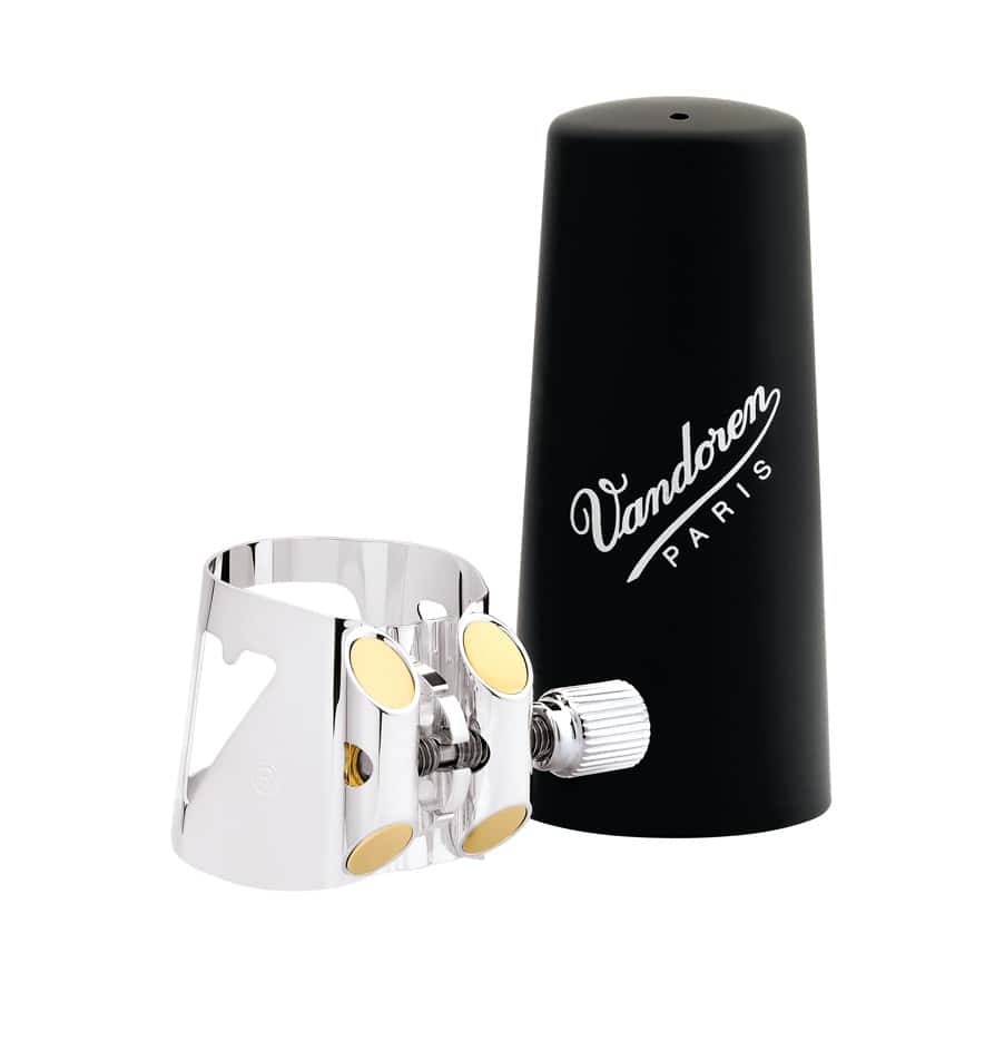 VANDOREN OPTIMUM PLASTIC LIGATURE BASS WITH CAP - LC04P