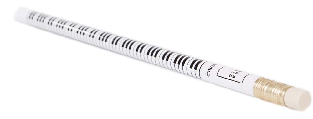 VIENNA WORLD PENCIL KEYBOARD WHITE