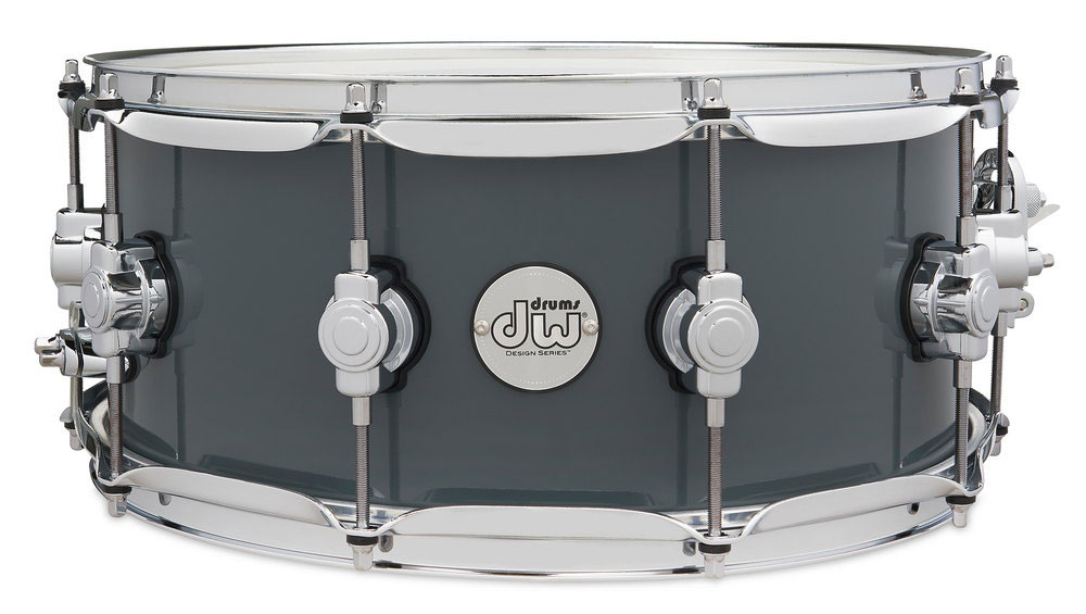 DW DRUM WORKSHOP CAJA DESIGN SERIES STEEL GRAY DDLM0614SSSG