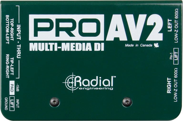 RADIAL PRO AV2 DI - ESTREO MULTIMEDIA PASIVO