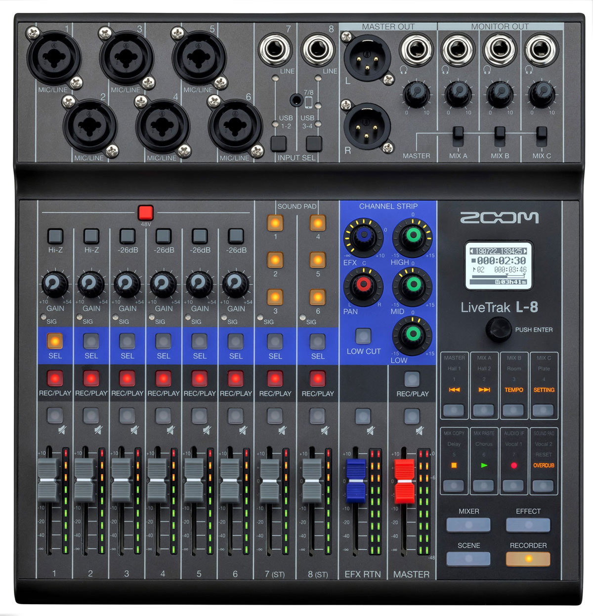 ZOOM LIVETRACK L-8