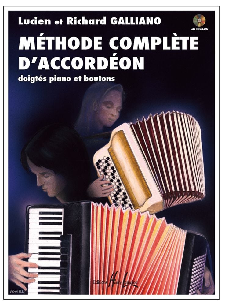 LEMOINE GALLIANO RICHARD & LUCIEN - METHODE COMPLETE D'ACCORDEON + CD