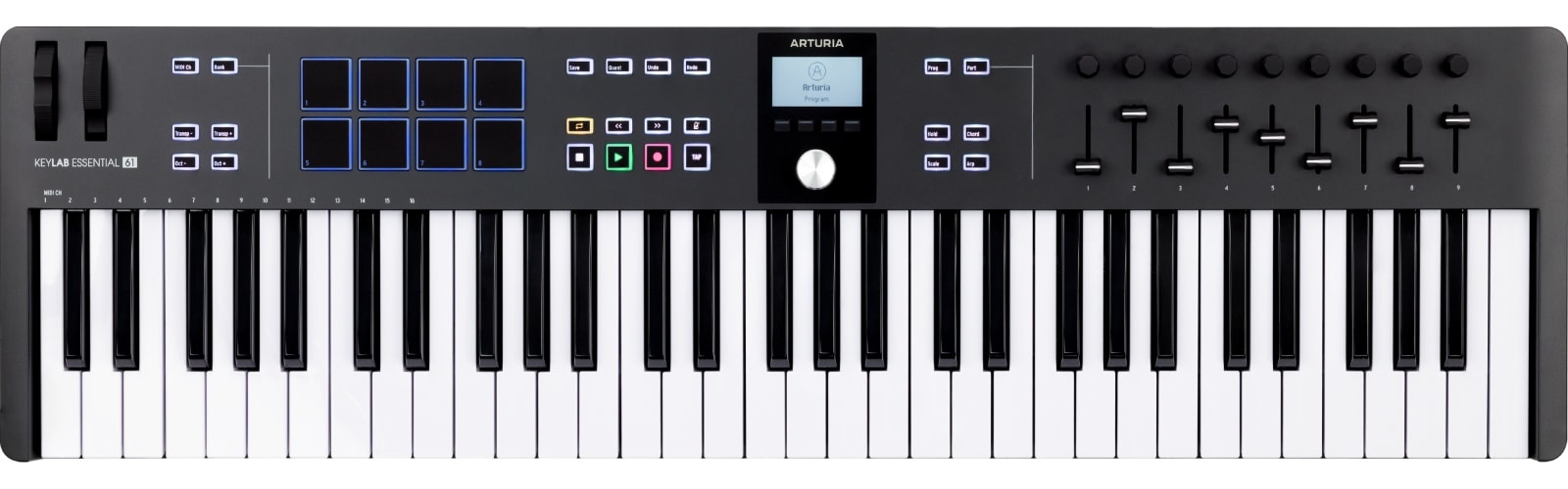 ARTURIA KEYLAB ESSENTIAL 61 MK3 BLACK