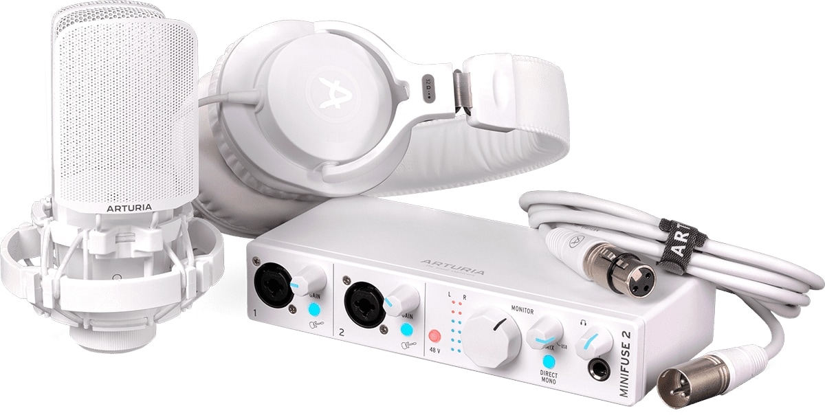 ARTURIA MINIFUSE RECORDING PACK WHITE