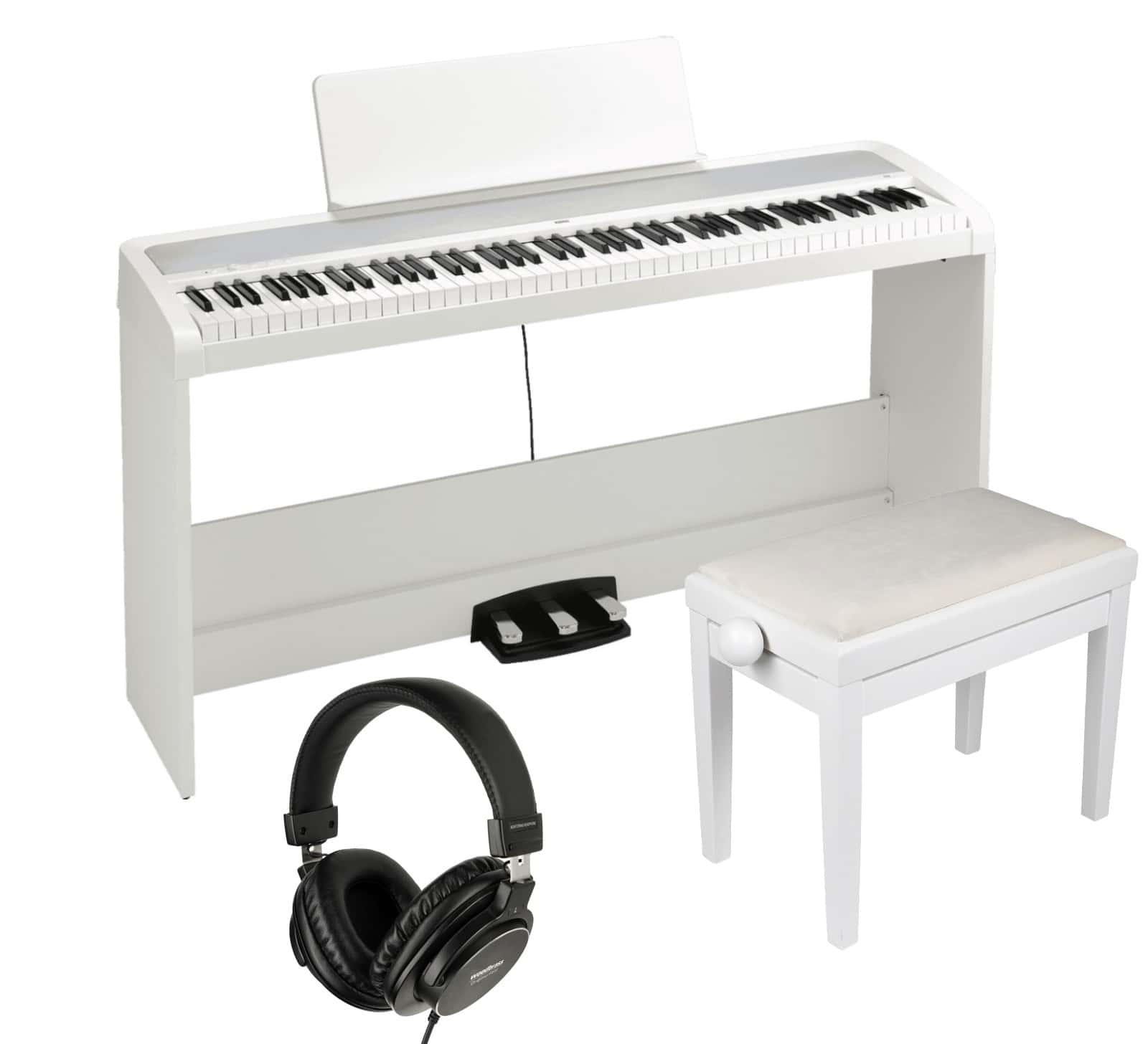 KORG B2 WHITE FURNITURE DELUXE PACK