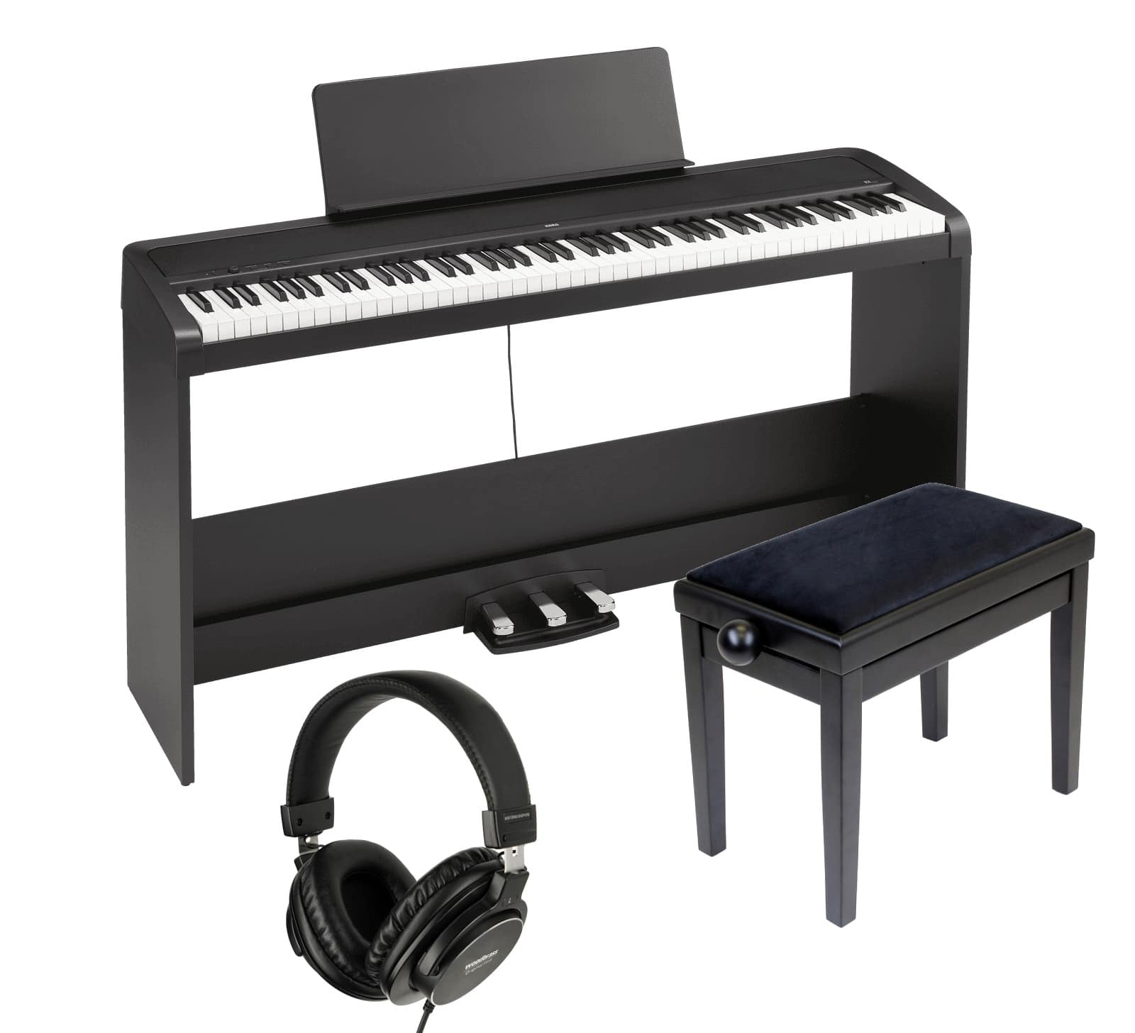 KORG B2 BLACK FURNITURE DELUXE PACK